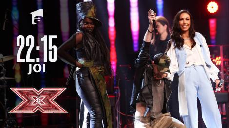 X Factor sezonul 10, 17 decembrie 2021. The Jazzy Jo Experience și Omajii au interpretat piesele Golddigger și I Can't Dance, la duel