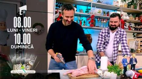 Neatza de Weekend, 19 decembrie 2021. Ce rețete ne propun Nicolai Tand și Cătălin Rizea