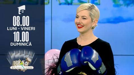 Neatza de Weekend, 19 decembrie 2021. Provocare inedită pentru Lidia Buble! Cum să introduci un balon în coș cu mănușa de box