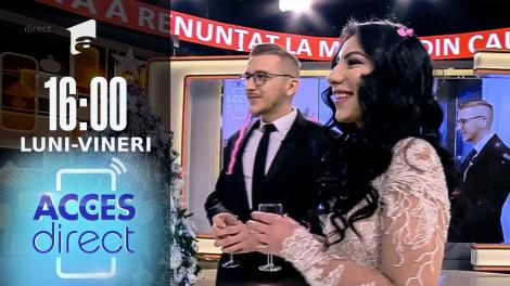 Acces Direct, 20 decembrie 2021. Ce au făcut după nuntă Ela şi Petrică, câștigătorii emisiunii Mireasa
