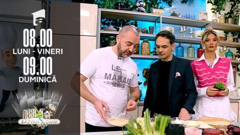 Super Neatza, 13 decembrie 2022. Chef Radu Darie gătește sandwich Montecristo Croque