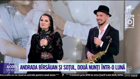 Acces Direct, 13 ianuarie 2022. Andrada Bîrsăuan şi soţul au făcut două nunţi într-o lună şi au avut 16 perechi de naşi!