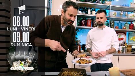 Super Neatza, 25 ianuarie 2022. Rețeta lui chef Nicolai Tand: paste cu legume