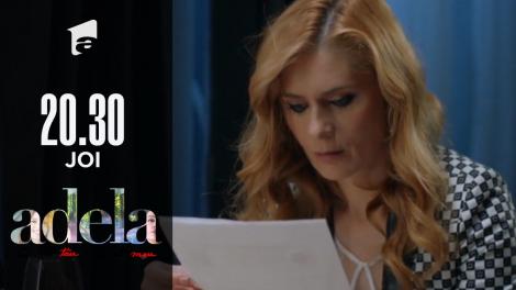 Adela sezonul 3, episodul 1, 27 ianuarie 2022. Delia îi umblă pe furiș procurorului Lascu în documente
