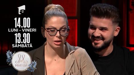 Mireasa Sezonul 5, 29 ianuarie 2022. Cum a decurs întâlnirea pe nevăzute dintre Cosmin și Nora