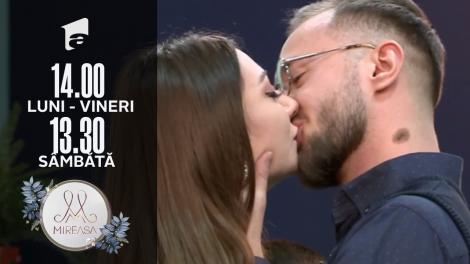 Mireasa Sezonul 5, 31 ianuarie 2022. Primul cuplu oficial din Casa Mireasa! Aron și Alexandra s-au sărutat LIVE!