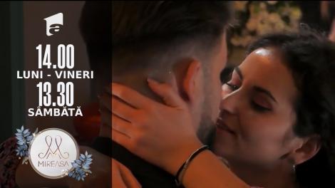 Mireasa Sezonul 5, 7 februarie 2022. Cosmin și Andreea, un prim sărut sărbătorit! Au format un cuplu