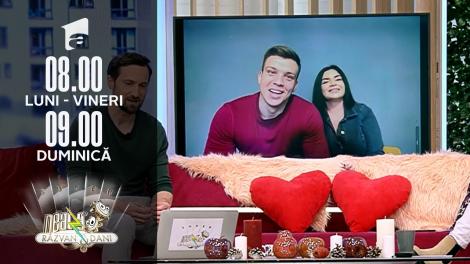 Super Neatza, 7 februarie 2022. Campania Îndrăgostește-te la Super Neatza! Cosmin și Andra Iuhos au dat testul iubirii