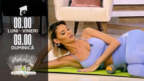 Super Neatza, 8 februarie 2022. Fitness cu Diana Stejereanu: Antrenament pentru coapse interior și fesieri