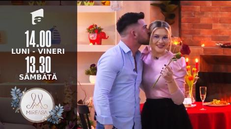 Mireasa Sezonul 5, 10 februarie 2022. Ce au făcut Perneș și Sabrina la cina în doi