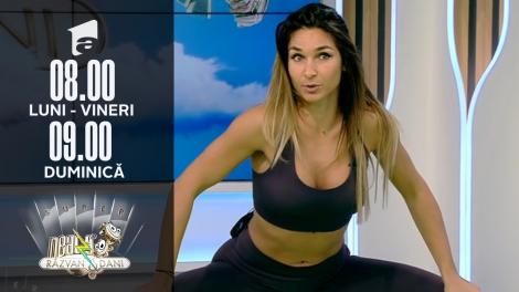 Super Neatza, 10 februarie 2022. Fitness cu Diana Stejereanu: Antrenament cardio pentru tot corpul