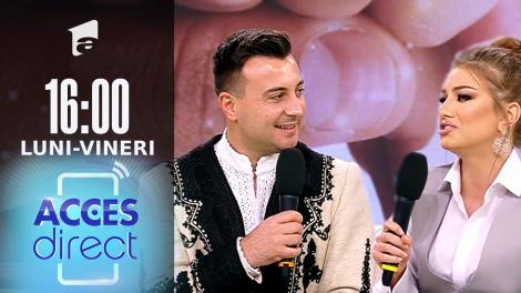 Acces Direct, 11 februarie 2022. Valentin Sanfira şi Codruţa Filip, despre certurile din cuplu