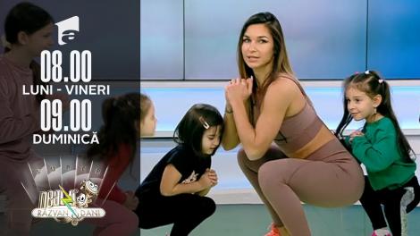 Super Neatza, 13 februarie 2022. Fitness cu Diana Stejereanu și Picii lu' Soreasca