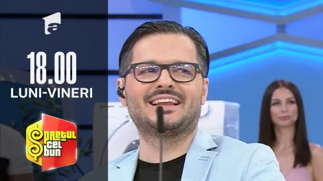 Preţul cel bun sezonul 2, 17 februarie 2022. Andrei a câștigat electrocasnice în valoare de 10.607 lei!