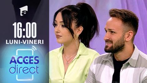 Acces Direct, 18 februarie 2022. Cosmina şi Alin de la Mireasa, sezonul 3, se pregătesc pentru nuntă