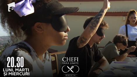 Chefi fără limite, 22 februarie 2022. Proba degustării pe nevăzute a creat panică între concurenți