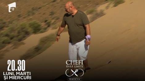 Chefi fără limite, 9 martie 2022. Chef Cătălin Scărlătescu face show cu placa pe nisip