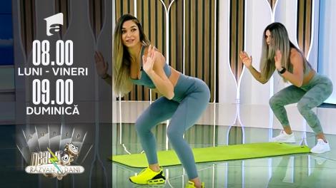 Super Neatza, 10 martie 2022. Fitness cu Diana Stejereanu: Antrenament cardio
