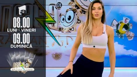 Super Neatza, 17 martie 2022. Fitness cu Diana Stejereanu! Antrenament pentru coapse și abdomen, cu ajutorul benzii elastice