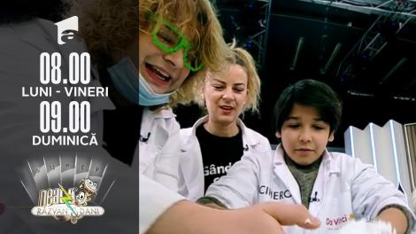Super Neatza, 25 martie 2022. Profesorii Trăsniți, un nou super experiment alături de Tudini, fiul lui Răzvan Simion