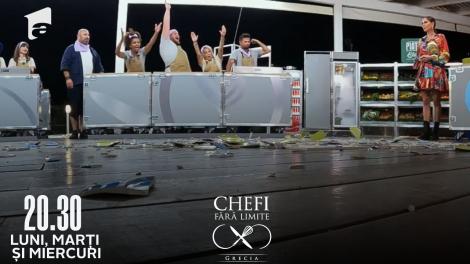 Chefi fără limite, 28 martie 2022. Cine a câștigat imunitatea. Echipa mov și echipa verde sunt la egalitate