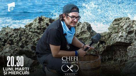 Chefi fără limite, 4 aprilie 2022. Proba de cules sare i-a dat mari bătăi de cap lui chef Florin Dumitrescu