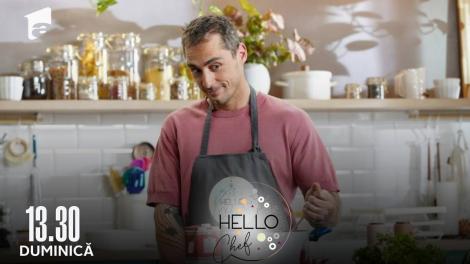 Hello Chef sezonul 3, 10 aprilie 2022. Vladimir Drăghia și Roxana Blenche au preparat paste cu somon