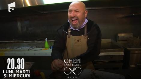 Chefi fără limite, 26 aprilie 2022. Chef Cătălin Scărlătescu a făcut show în bucătărie la proba cu miză uriașă