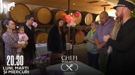 Chefi fără limite, 26 aprilie 2022. O probă minunată, la botezul unei fetițe superbe din Atena