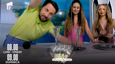 Super Neatza, 02 mai 2022. Joc de îndemânare cu pahare