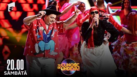 Te cunosc de undeva Sezonul 17, 7 mai 2022. Jazzy Jo și Zarug se transformă în Nicolae Guță și Sorina