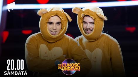 Te cunosc de undeva Sezonul 17, 14 mai 2022. Emi și Cuza s-au transformat în Bloodhound Gang - The bad touch