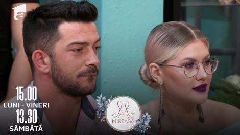 Mireasa Sezonul 5, 18 mai 2022. De ce Sabrina nu vrea să se căsătorească. Reacția lui Perneș