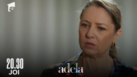 Adela sezonul 3, episodul 34, 19 mai 2022. Ana Maria o suspectează pe Andreea că a pus pastilele în cana Adelei