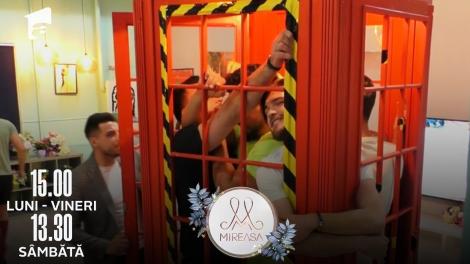 Mireasa Sezonul 5, 20 mai 2022. Task-ul cu cabina telefonică a provocat noi tensiuni între concurenți
