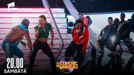 Te cunosc de undeva Sezonul 17, 21 mai 2022. Alexia Țalavutis și Dima Trofim s-au transformat în The Black Eye Peas - Pump It