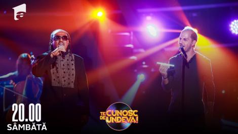 Te cunosc de undeva Sezonul 17, 21 mai 2022. Emi și Cuza s-au transformat în Sting & Stevie Wonder - Fragile