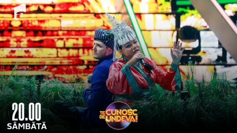 Te cunosc de undeva Sezonul 17, 28 mai 2022. Emi și Cuza s-au transformat în Ni Mo Zou - Shan Shui Zu He