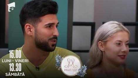 Mireasa Sezonul 5, 3 iunie 2022. Gelozia, o mare problemă în cuplul Giovana - Sese