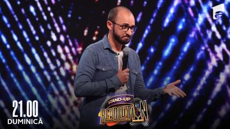 Stand-up Revolution | Sezonul 1, 19 iunie 2022. Bogdan Tătaru, fostul polițist și actual IT-ist, cu glumele la el