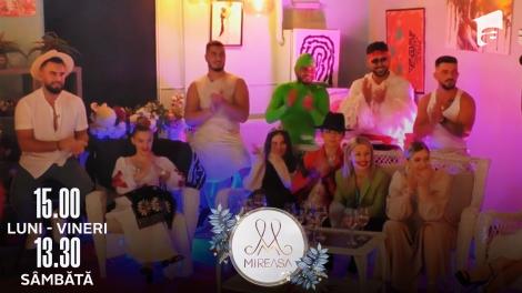 Mireasa Sezonul 5, 20 iunie 2022. Petrecere în stilul Te cunosc de Undeva! Concurenții se transformă în cele mai tari personaje