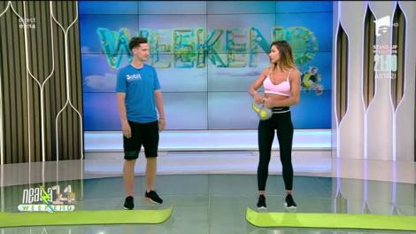 Neatza de Weekend, 26 iunie 2022. Fitness cu Diana Stejereanu: antrenament pentru abdomen și spate