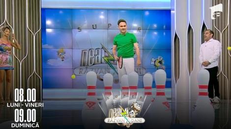 Super Neatza, 28 iunie. Jocul ”Bowling cu racheta de tenis”, cu Dj Rynno, Sylvia și Codruța Filip
