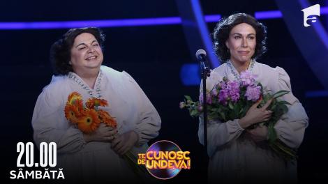 Te cunosc de undeva Sezonul 17, 2 iulie 2022. Jazzy Jo și Zarug s-au transformat în Maria Tănase