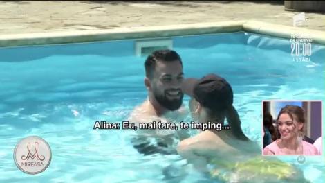 Gala Mireasa sezonul 5, 2 iulie 2022. Perneș, Valentin, Sabrina si Alina au mers la piscina