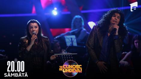 Te cunosc de undeva Sezonul 17, 2 iulie 2022. Anisia Gafton și Ionuț Rusu s-au transformat în Felicia Filip și Cristi Minculescu