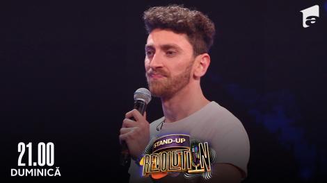 Stand-up Revolution | Sezonul 1, 3 iulie 2022. Mahmoud Chaher, glume despre viața în România: Foarte puține bombe și toate la Capatos în emisiune
