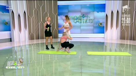 Neatza de Weekend, 17 iulie 2022. Fitness cu Diana Stejereanu: Antrenament pentru coapse si fesier