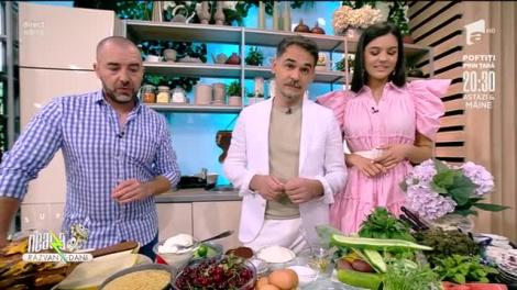 Super Neatza, 19 iulie 2022. Chef Radu Darie a gătit: Pandișpan cu vișine și crema de ciocolată caramelizată