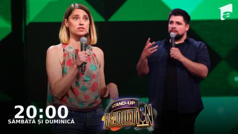 Stand-up Revolution | Sezonul 1, 23 iulie 2022. Battle: Irene Meneguzzi vs. Alexandru Banciu